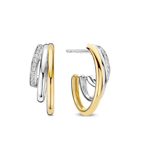 Earrings Ti Sento Milano Woman in Silver Zircone 78068ZY - 78068ZY